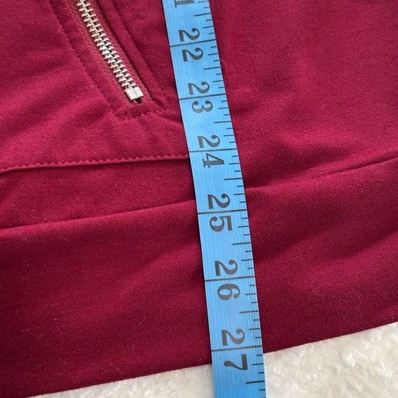 TECREW Maroon Hoodie with Drawstrings - Picture 9 of 10